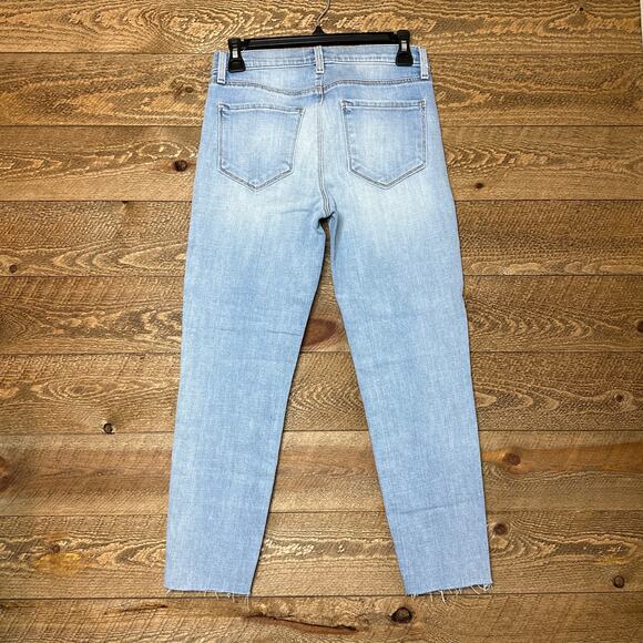 L'Agence Mid Rise Straight Leg Ankle Jeans Size 25 NWT Light Wash - Picture 2 of 3